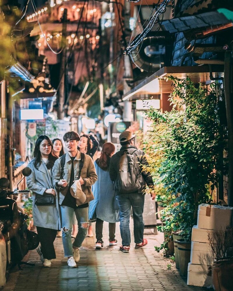 5.  Старинный торговый квартал Иксон-дон, одна из туристических достопримечательностей в центре Сеула