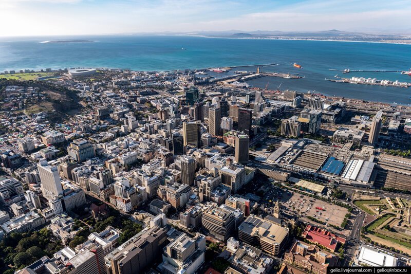 Кейптаун с высоты: самый красивый город Африки