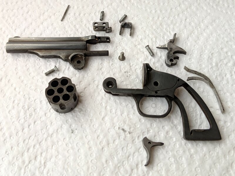 Миниатюрный стреляющий револьвер системы Смита-Вессона Nr.3