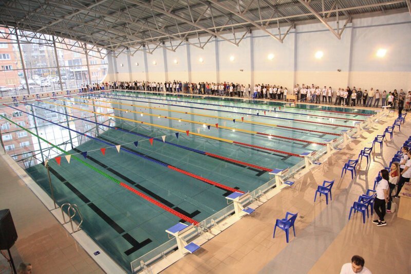 В Ростове открыли 50-метровый плавательный бассейн Южного федерального университета (ЮФУ)