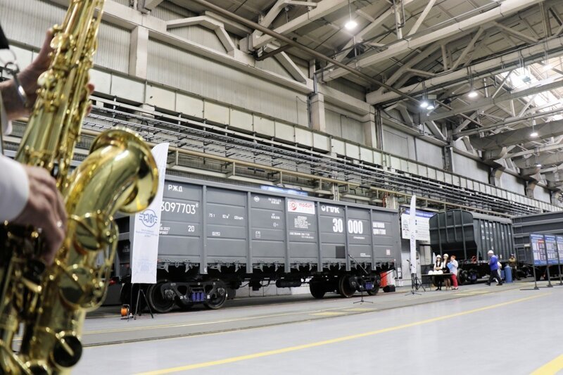 ГТЛК принял в собственность 30-тысячный инновационный вагон ОВК
