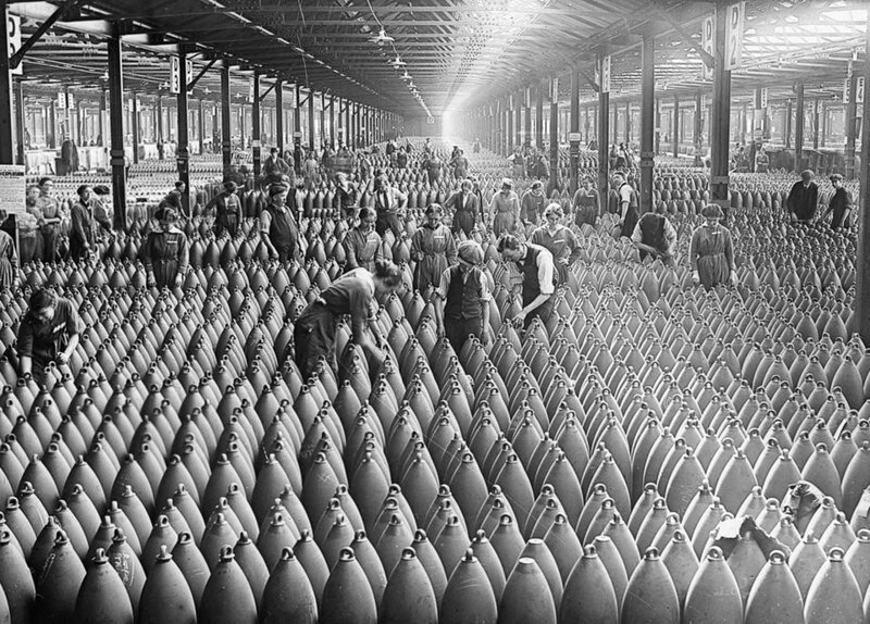 16. Артиллерийские снаряды во время Первой мировой войны, 1917 год
