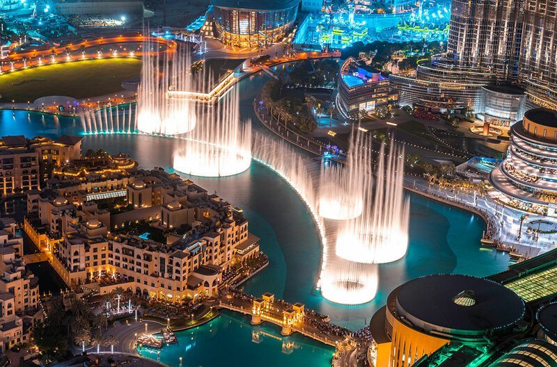 Поющий фонтан, Дубай, Объединенные Арабские Эмираты