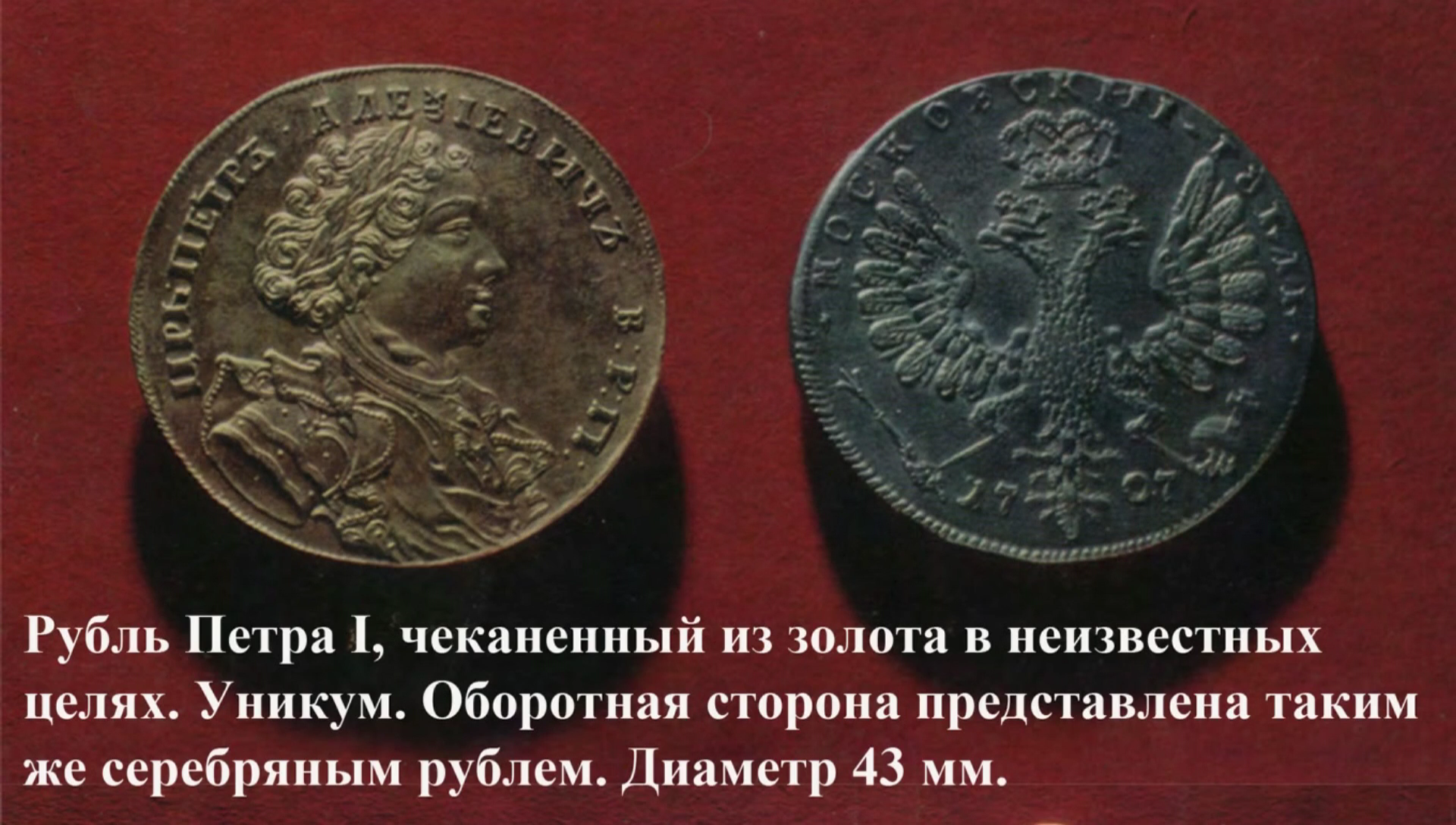 В какой стране чеканили монету. Редкие русские монеты из коллекции Эрмитажа. Исторический Вольнодумец монета из Эрмитажа. Диаметр рубля. Большая государственная печать Петра i.