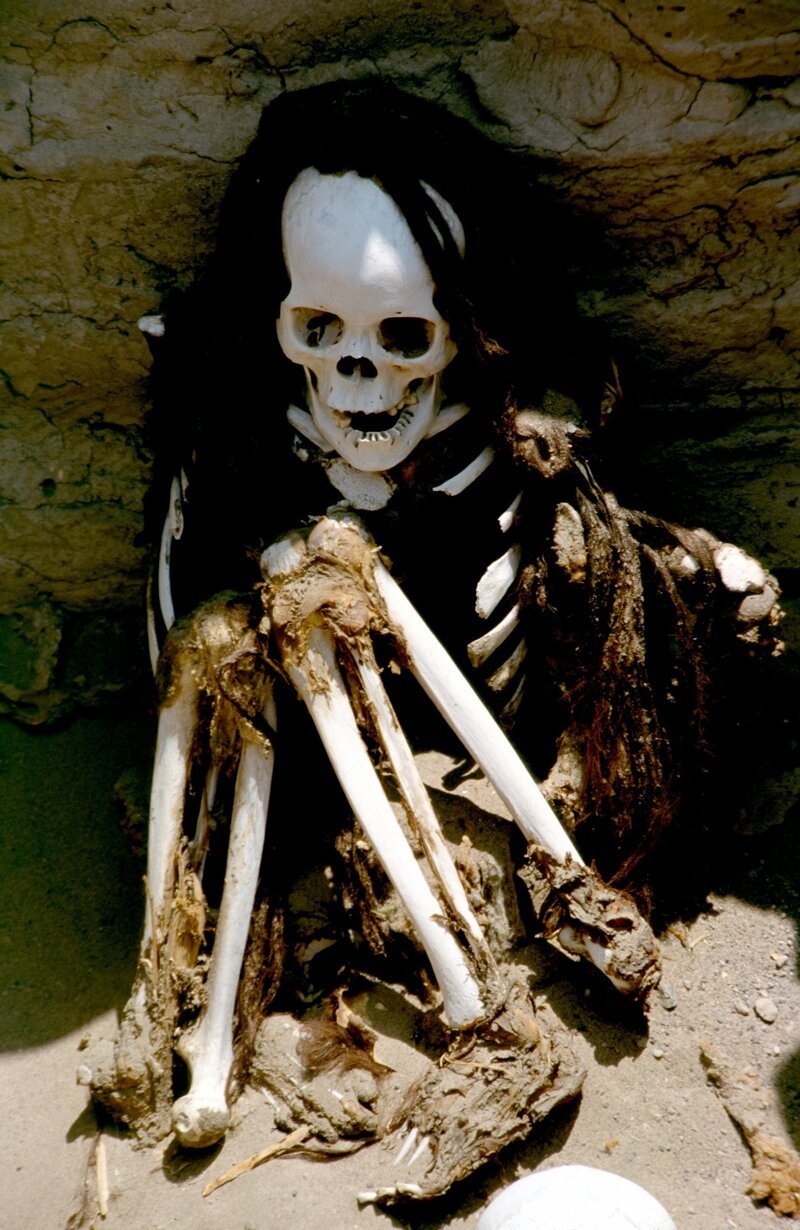 Тайна "ухмыляющихся" мумий древнего кладбища Чаучилла. Перу