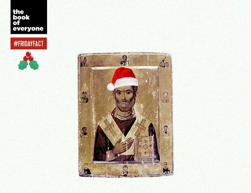 Санта Клаус имеет реального прототипа - епископа Миры святого Николая, жившего в III в.н.э.