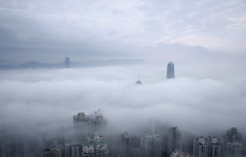  Облака в Гонконге. 