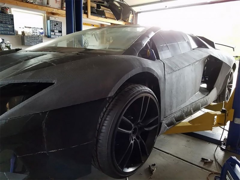 Физик строит полномасштабный Lamborghini при помощи технологий 3D-печати