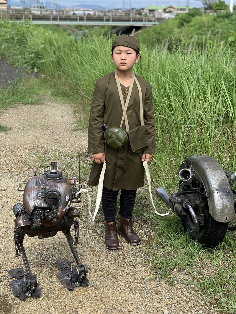 Японский инженер воссоздал для сына фантастические боевые машины будущего