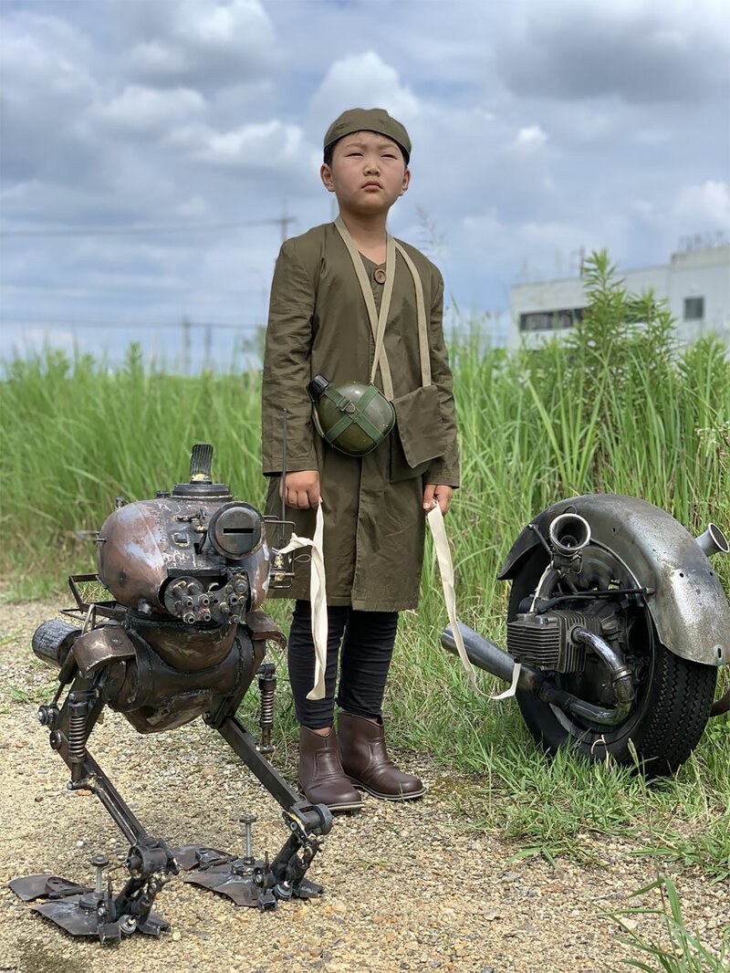 Японский инженер воссоздал для сына фантастические боевые машины будущего