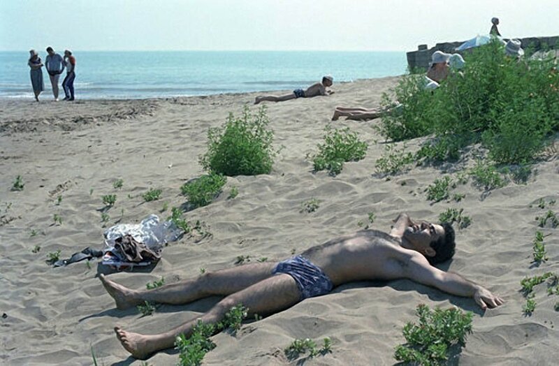 Гарри Каспаров на отдыхе в Загульбе, 1985 год, фото Бориса Кауфмана