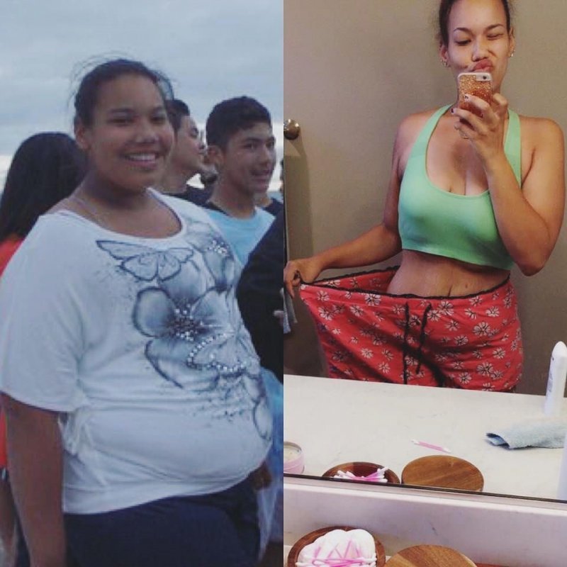 Девушка похудела на 60 килограммов после того, как чуть не утонула