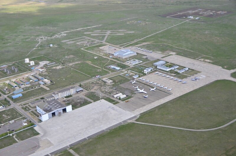 Над Семипалатинским ядерном полигоном