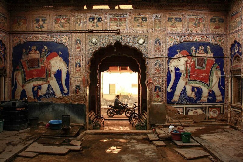 Художественная галерея под открытым небом Шекхавати, Раджастхан