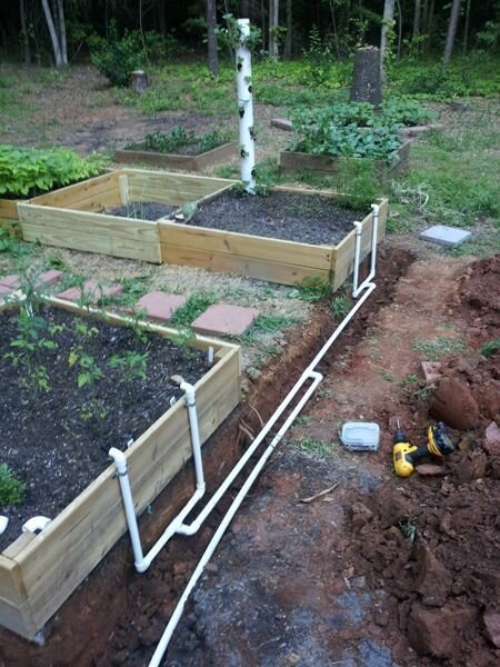 Дачная система полива садового участка, комплект оборудование для садового орошения
