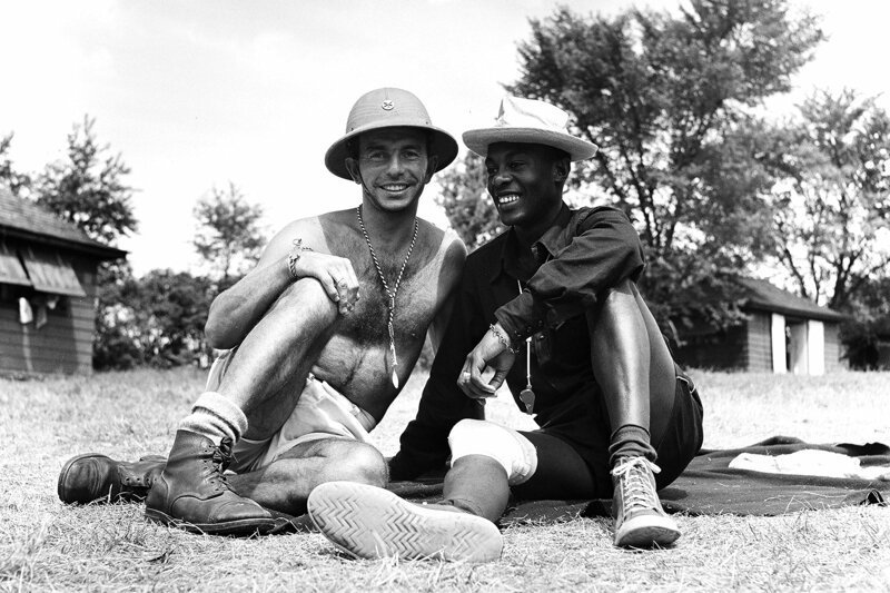 Сотрудники лагеря Генри, Нью-Йорк, 1948 г.