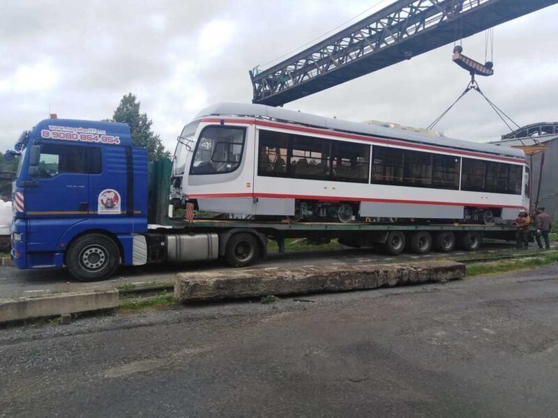 Усть-Катавский завод отправил первый построенный для столицы Кубани трамвай в Краснодар