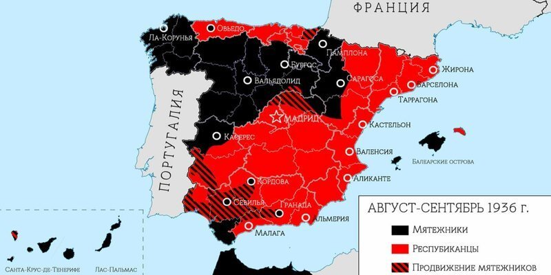 Гражданская война в Испании — разминка перед Второй мировой