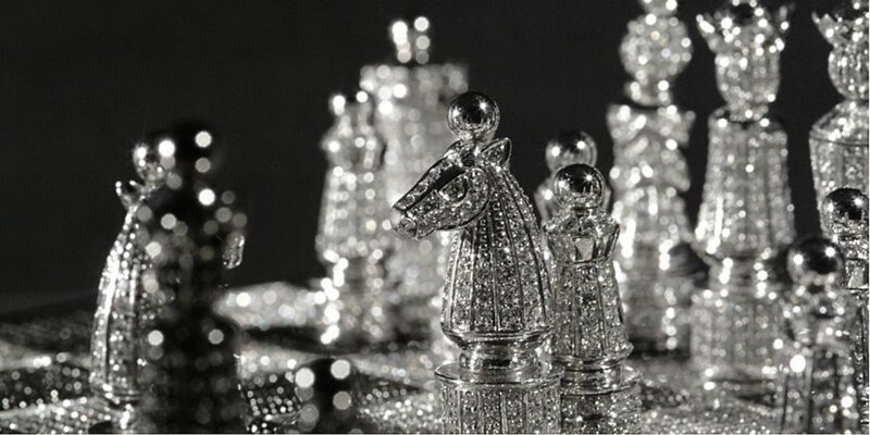 4. Шахматы от Чарльза Холландера "Royal Diamond Chess Set", стоимость - 500 тысяч долларов (31 млн рублей)