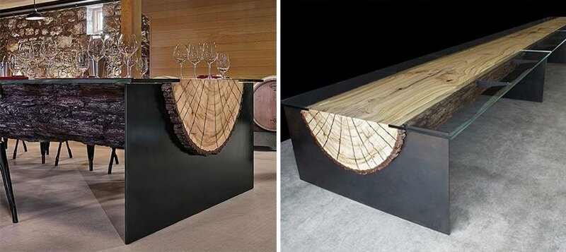 Необычные и оригинальные дизайнерские столы