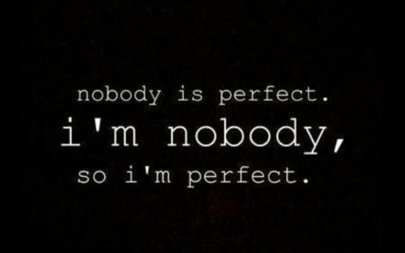 Никто не совершенен