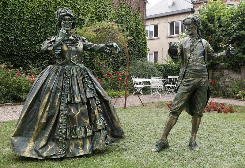 Они живые! Потрясающий фестиваль живых статуй в Бельгии