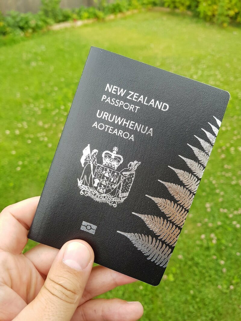 7. Паспорт граждан Новой Зеландии