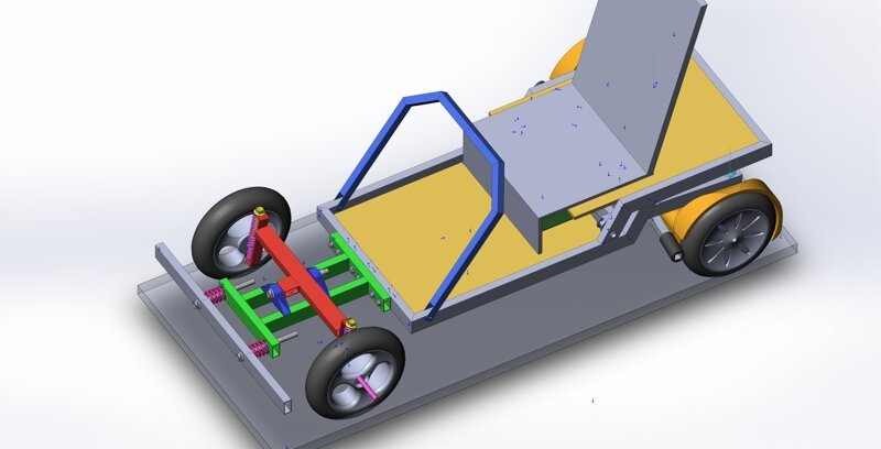 Как сделать детский электро-багги из коляски