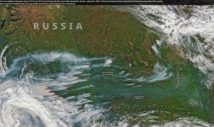"Явление нормальное!": красноярский губернатор заявил, что тушить лесные пожары нужно не все