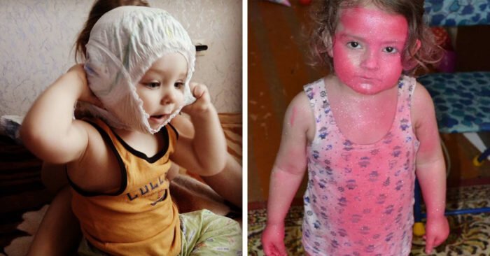20 фотографий, которые иллюстрируют последствия пятиминутного затишья маленьких детей