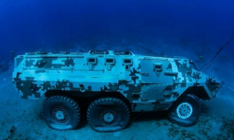 Власти надеются, что военная техника привлечет внимание как подводных обитателей, так и людей