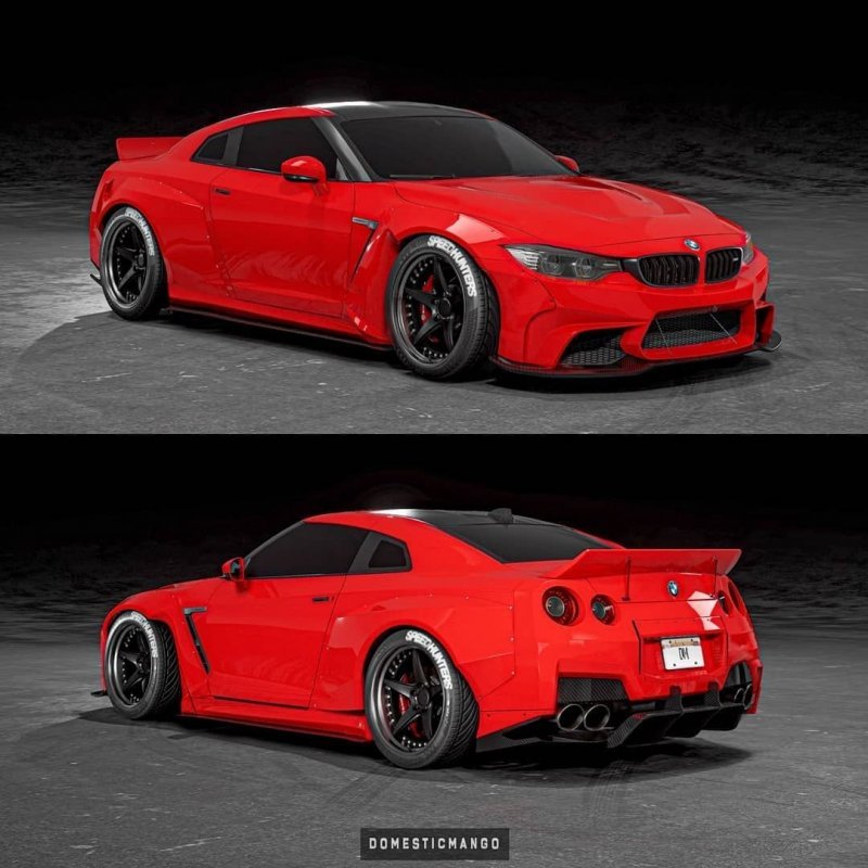 Nissan GT-R и BMW M4