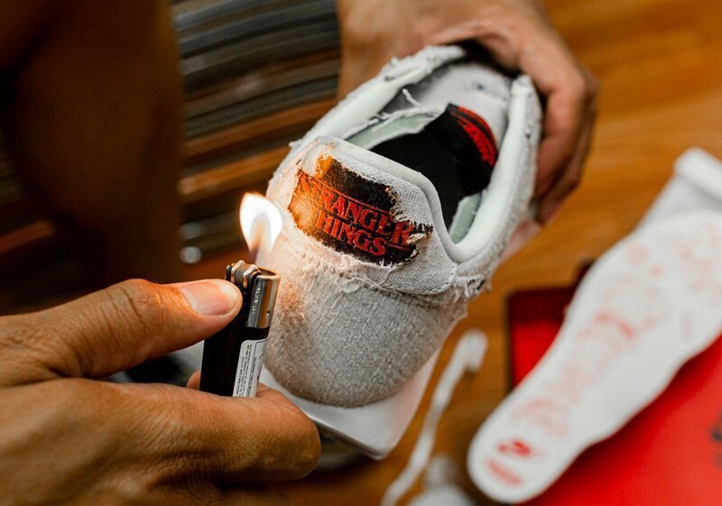 Nike создали "горящие" кроссовки к сериалу "Очень странные дела"