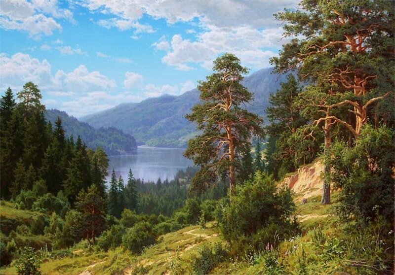Чарующие пейзажи художника Басова Сергея