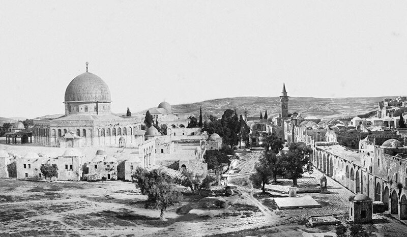 7. Иерусалим, Храмовая гора, и мечеть Омара, 1857