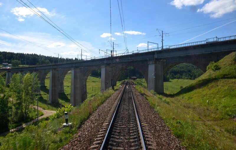 Уральские виадуки Транссиба