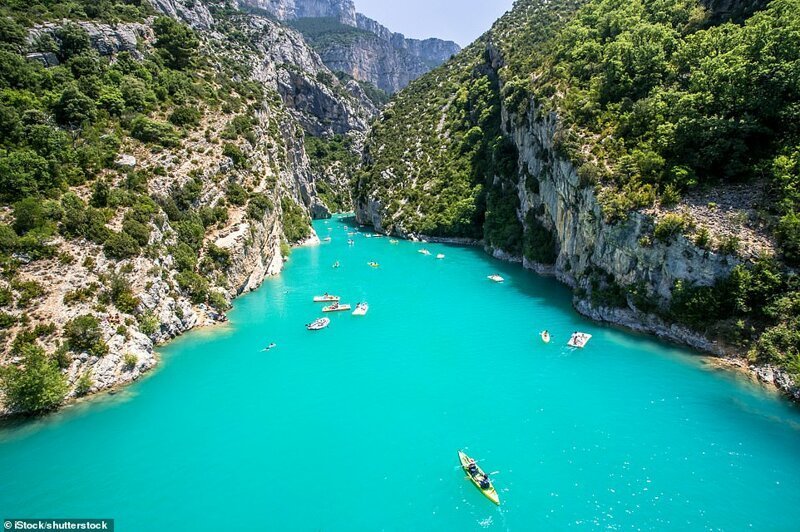 1. Вердонский каньон (Gorges du Verdon), Прованс, Франция