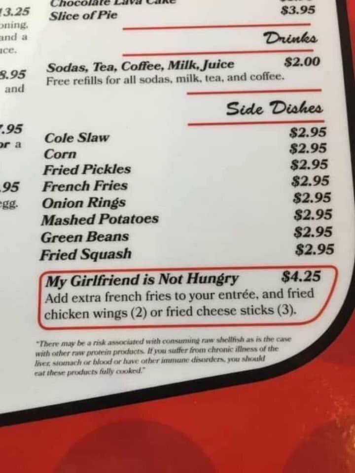 3. "Моя девушка не голодна" - ресторан, который уже в 3019