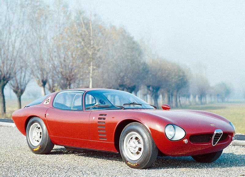 Alfa Romeo Canguro со стеклопластиковым кузовом была построена на базе спорткара Giulia TZ