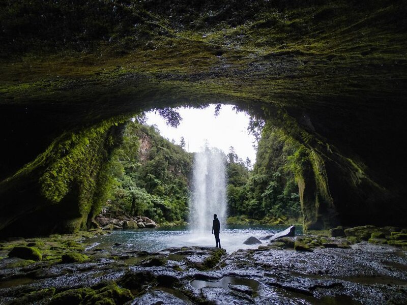 7. Потрясающий водопад Оманава, Новая Зеландия