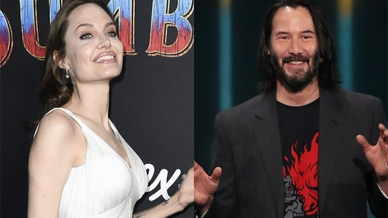 Появились слухи о том, что Киану Ривз начал встречаться с Анджелиной Джоли