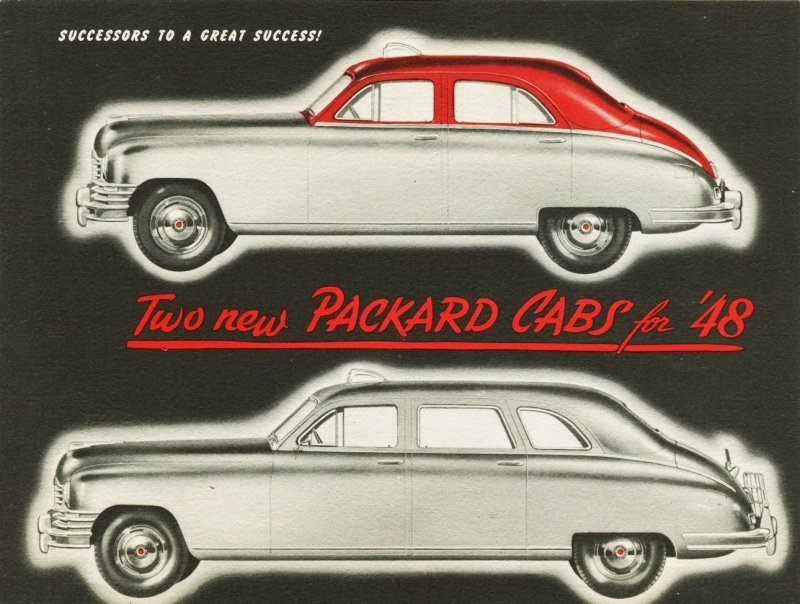 Модели нового послевоенного Packard тоже не избежали участи стать