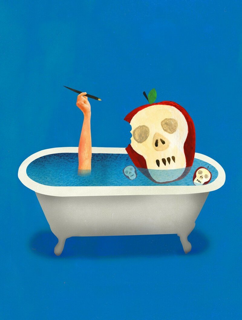 Агата Кристи и яблоки в ванной