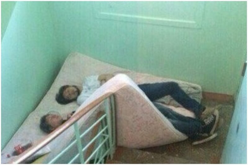 Тут даже цивильно все, с матрасами