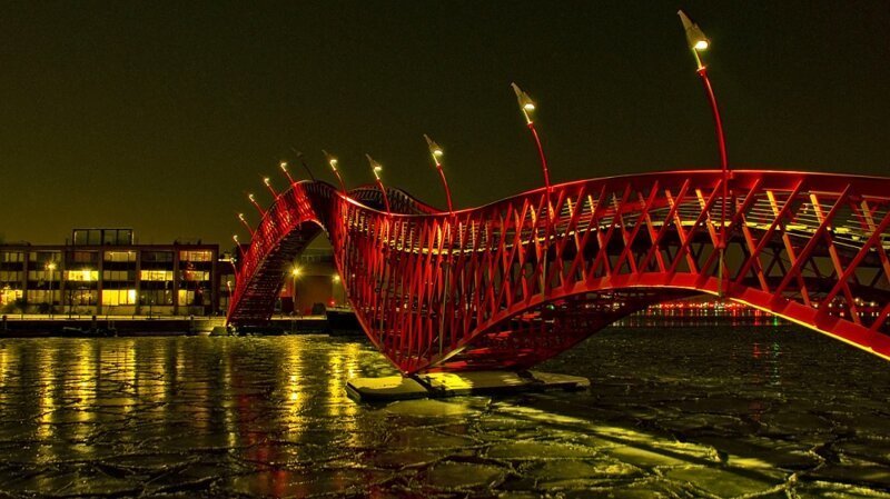 Мост Питон, Амстердам