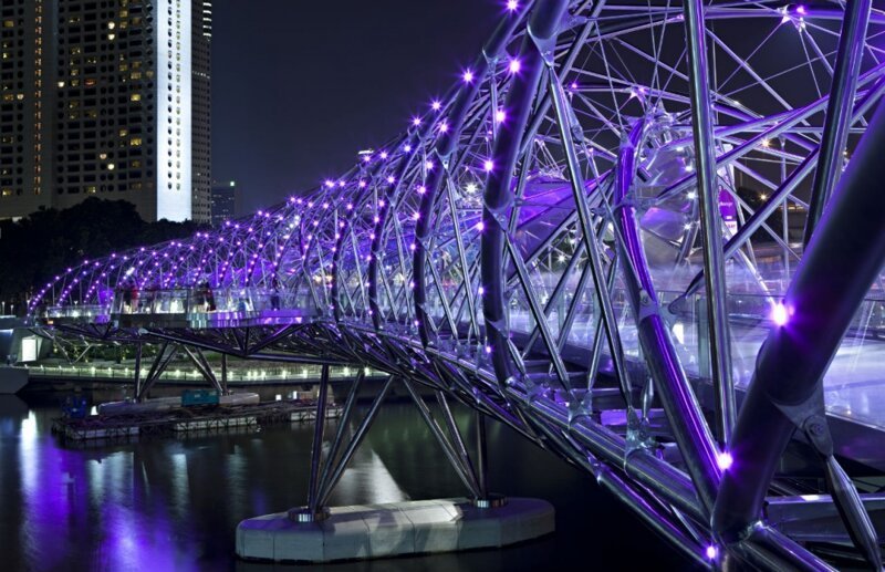 Мост Хеликс, Сингапур