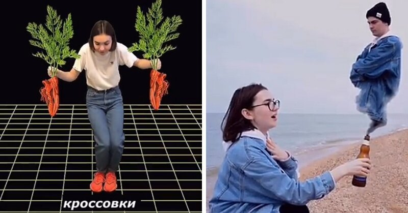 «Кроссовки как морковки» и «жим-жим, убираем жир»: девушка снимает рекламу, которая сносит крышу