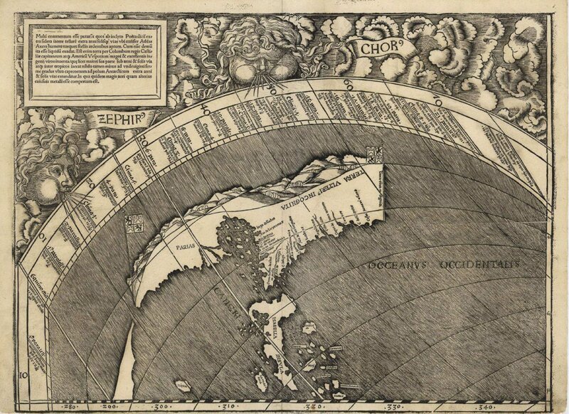 Universalis Cosmographia: карта 1507 года с первым упоминанием об Америке