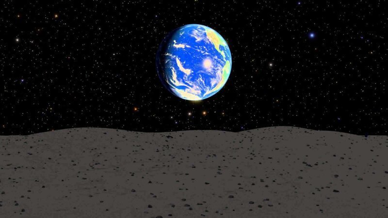 8. Луна удаляется от Земли с крошечной, хотя и измеримой скоростью, каждый год. 85 миллионов лет назад она вращалась вокруг Земли, примерно в 10 метрах от поверхности планеты