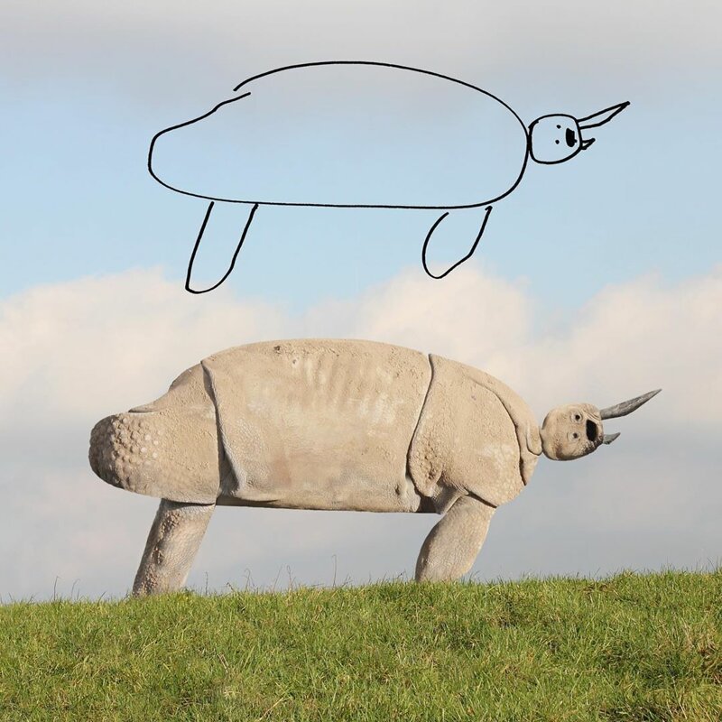 Н - носорог
